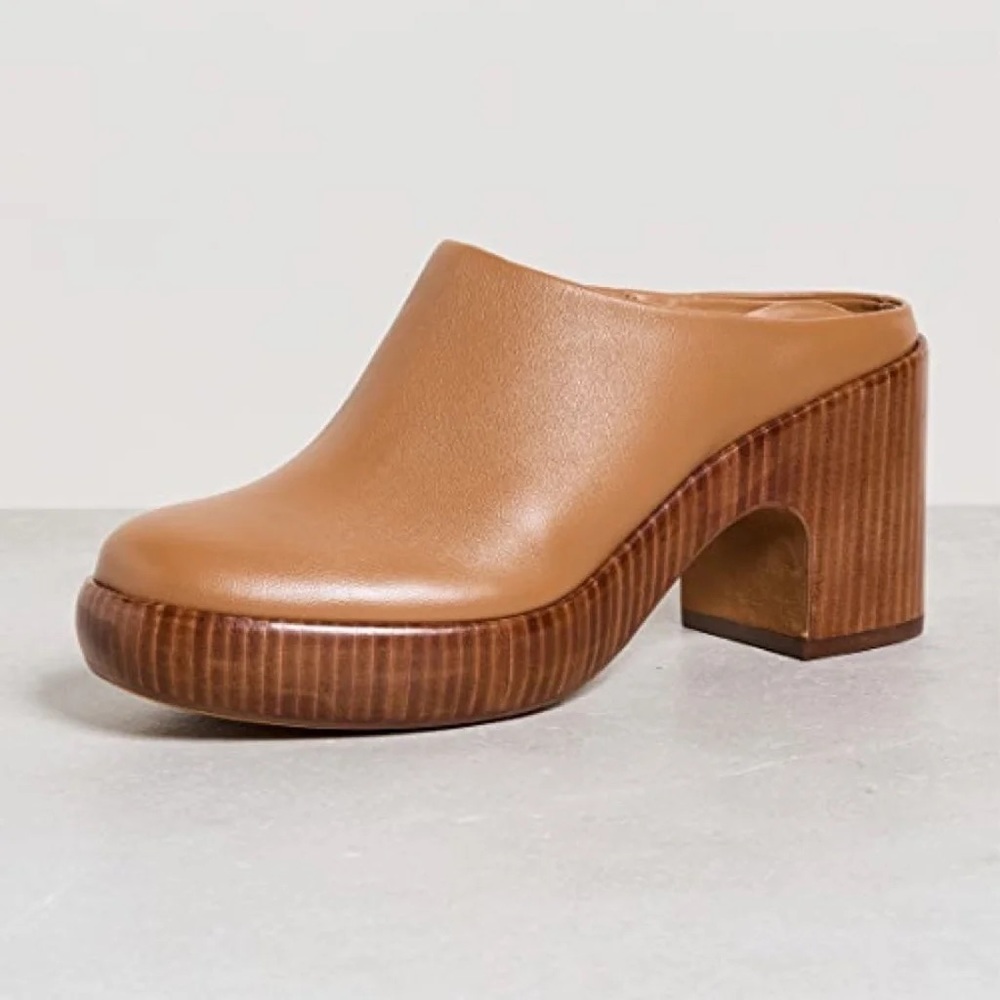 Vince Navina leather mule tan